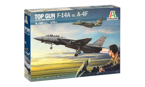 Italeri Top Gun F-14A vs A-4F 1422 box