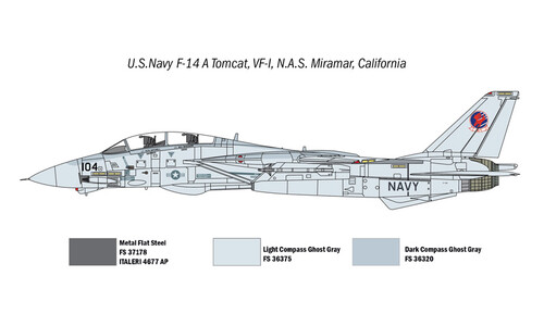 Italeri Top Gun F-14A vs A-4F 1422 V2