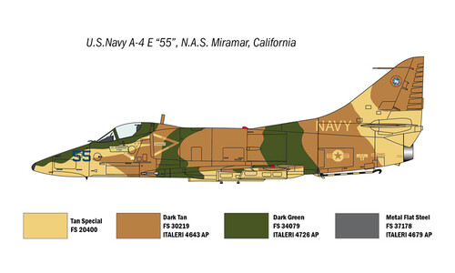 Italeri Top Gun F-14A vs A-4F 1422 V1