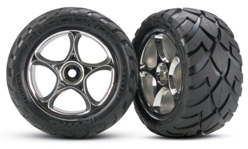 Traxxas Tires & wheels, assembled