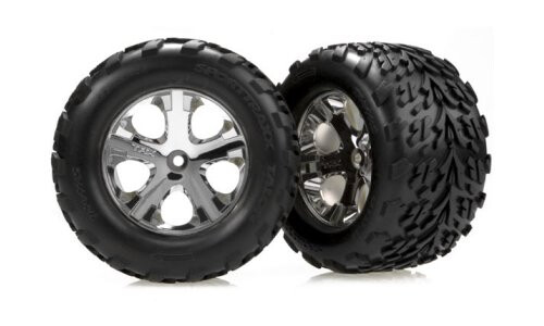 Traxxas Tires & wheels, assembled,