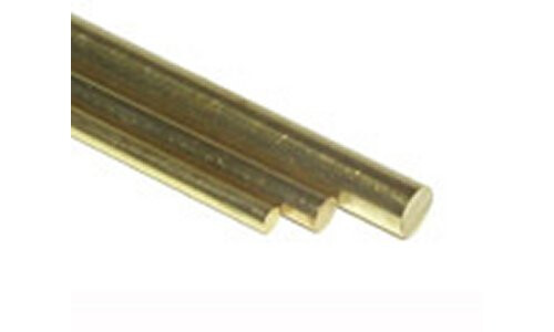 K&S brass Rod 1/4x36L In Outer KS1165