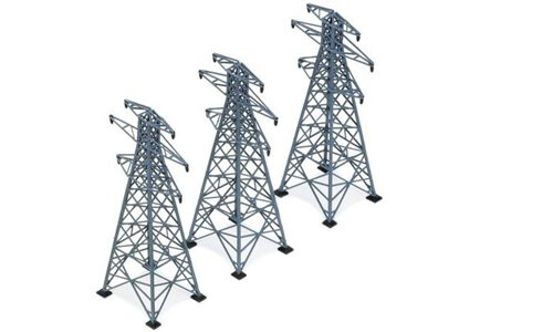 Hornby 3 Electricity Pylons