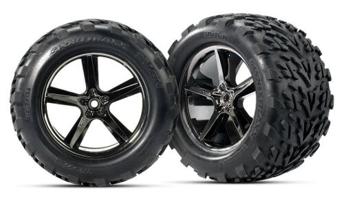 Traxxas Tires & wheels, assembled,