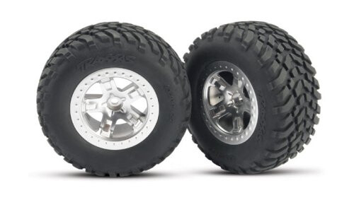 Traxxas Tires & wheels, assembled,