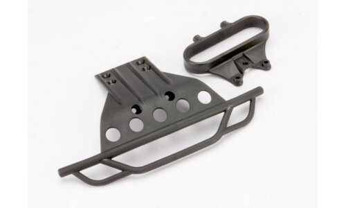 Traxxas Bumper, front/ bumper mount,