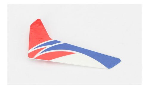 Blade Red Vertical Fin with Decal: