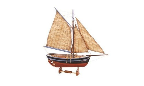 Artesania Latina 1/25 Longboat Bon Retour Fishing Boat Wooden Ship Model 19007