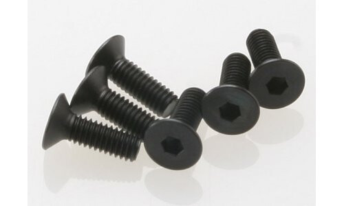 Traxxas Screws, 4x12mm countersunk