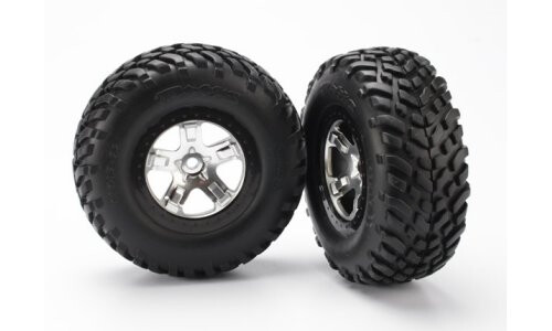 Traxxas Tires & wheels, assembled,