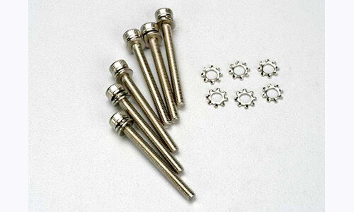 Traxxas Screws, 3x28mm cap-head machine