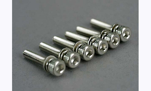 Traxxas Screws, 3x15mm cap-head machine