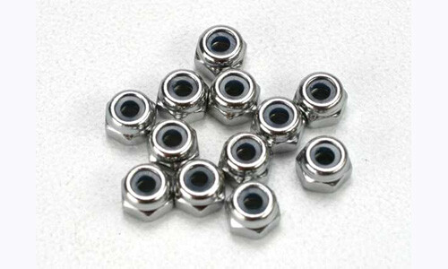 Traxxas Nuts, 2.5mm nylon locking