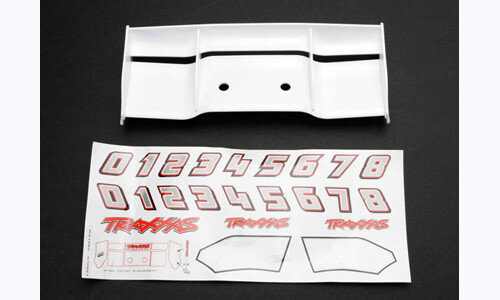 Traxxas Wing, Revo (white)/ decal