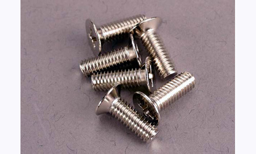 Traxxas Screws, 4x12mm countersunk