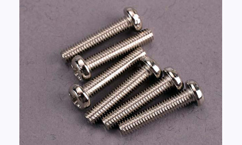 Traxxas Screws, 3x15mm roundhead