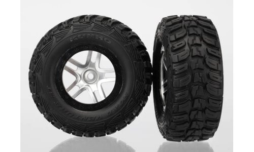 Traxxas Tires & wheels, assembled,