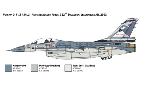 Italeri 2786S F-16A Fighting Falcon