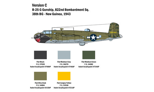 2787 Italeri B-25G Mitchell