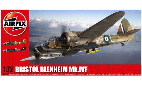 Airfix Bristol Blenheim MkIV Fighter 1:72 Plastic Model Kit 04017