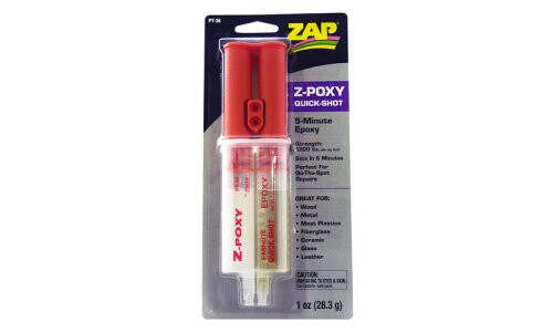 Zap 1 oz.  5 Minute Epoxy Syringe