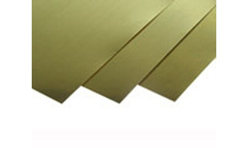 K&S .015 Brass Sheet Metal 252