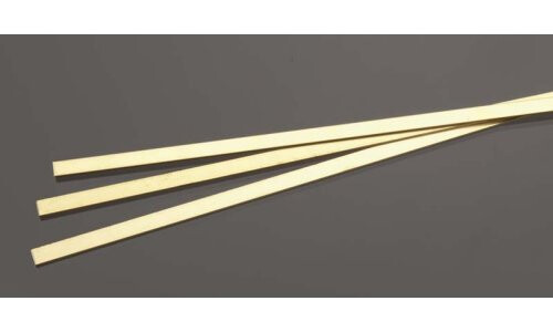 K&S Brass Strip 1mmX6mm 3pcs 9843