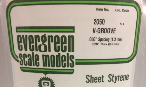 Evergreen 2050 - .050" OPAQUE WHITE