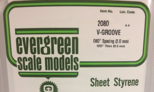 Evergreen 2080 - .080" OPAQUE WHITE