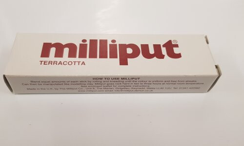 Milliput Terracotta 2-part Epoxy Putty