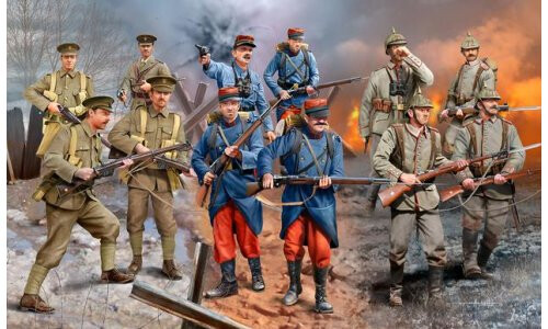 Revell WWI INFANTRY German/British/French