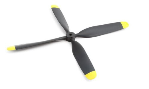 E-flite Propeller, 4 Blade, 10.5x8: P-51D 1.2m EFLP105084BL ...