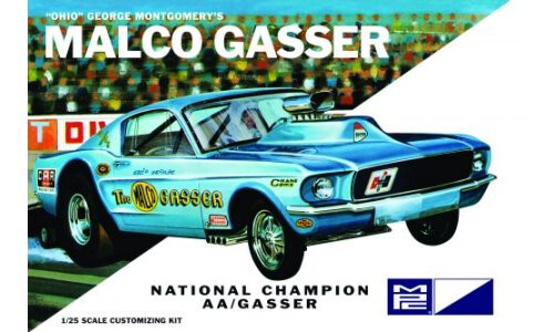 MPC Models Ohio George Malco Gasser 1967 Mustang Funny Car (White) MPC800