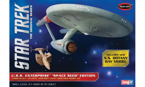 Polar Lights Star Trek TOS USS Enterprise Space Seed Edition Snap POL908