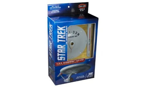 Polar Lights Star Trek TOS U.S.S. Enterprise Snap Window Box (Pre-decorated) POL936