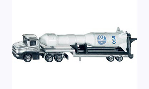 Siku - Low Loader With Rocket