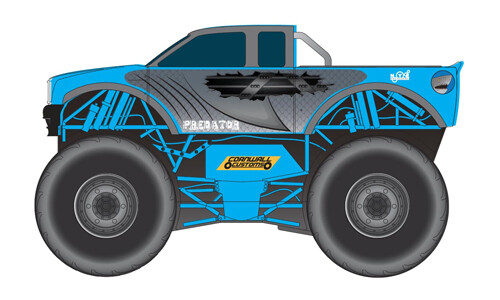 scalextric monster truck