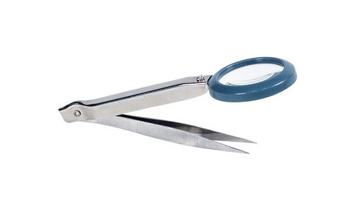 Proedge 4 1/4in Magnifier W-tweezers