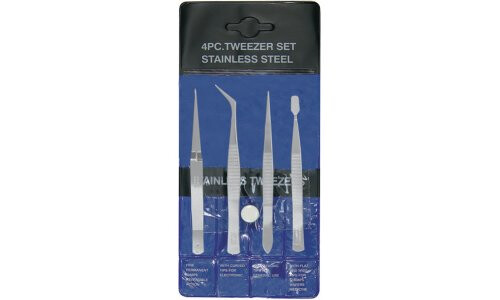 Proedge Tweezers 4 Pc Set PE53390