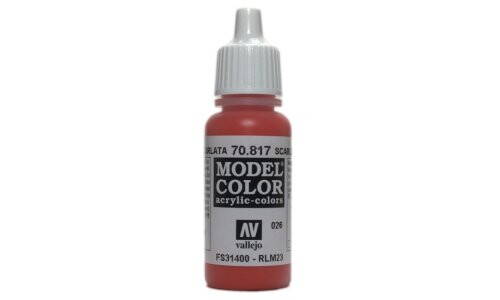 Vallejo AV70817 Scarlet 17 ml Model