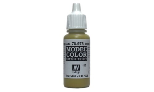 Vallejo AV70978 Dark Yellow 17 ml