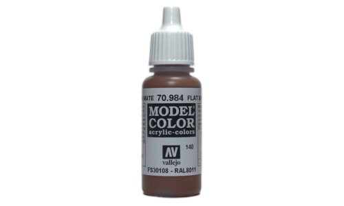 Vallejo AV70984 Flat Brown 17 ml