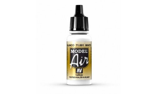 Vallejo AV71001 White 17ml Model