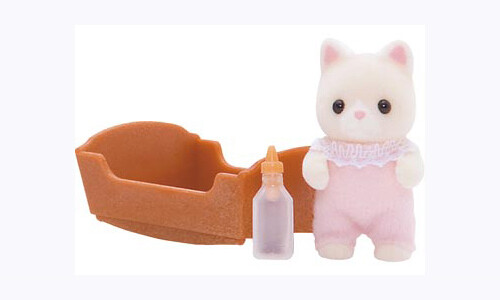 Sylvanian Families Silk Cat Baby