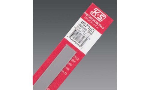 K&S 12" Stainless Steel Strip