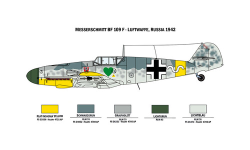 Italeri BF109 F4 and FW190 D9 35101 v1