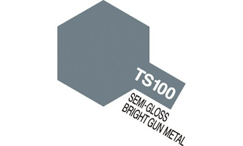 Tamiya TS-100 Bright Gun Metal -