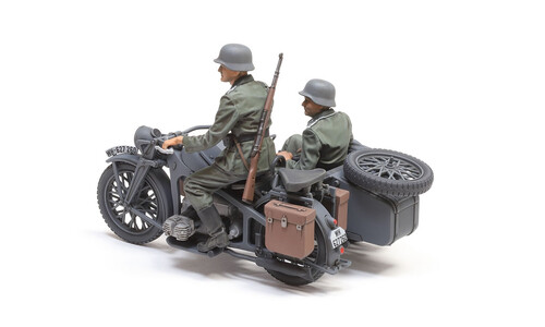 Tamiya German KS600 Motorcycle W/Sidecar
W/sidecar 35384 Left-Back