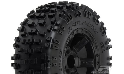 Pro-Line Racing Badlands 2.8" (Traxxas Style Bead) All Terrain Tires Mounted 1173-12