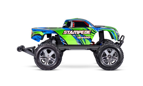 Traxxas Stampede 2WD HD Electric RC Monster Truck Green Edition 36254-8 Side